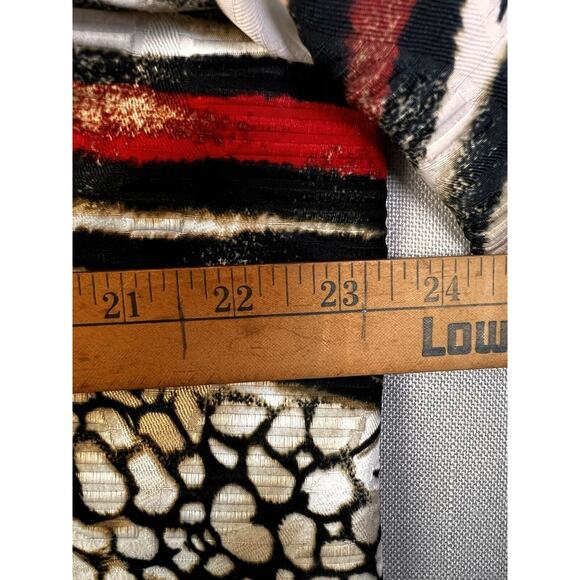 Alfred Dunner Jacket Women's 16 Black Red Art To Wear Lined Office Work - Picture 8 of 10